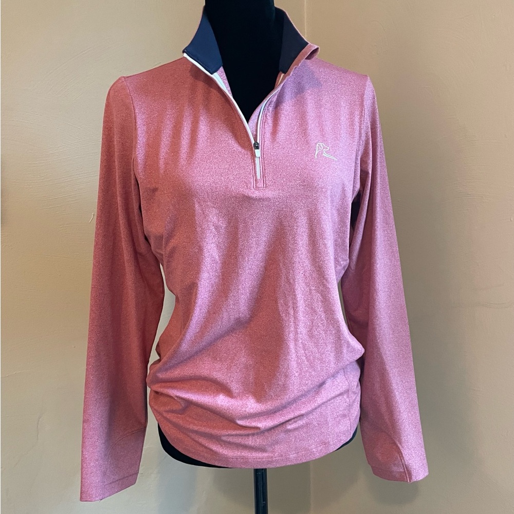 Rhoback Quarter-Zip Long Sleeve Top M